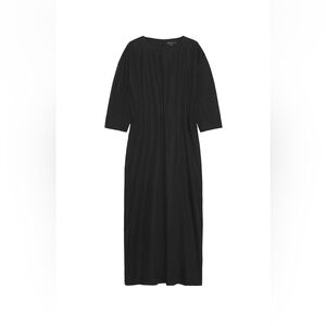 ZARA PLEATED MIDI DRESS